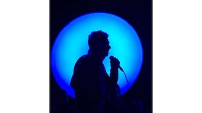 Damon Albarn, with his band Gorillaz, performs at the Damascus Citadel in a one-off show.