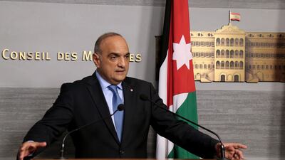 Monday's reshuffle would be the fourth since Bisher Al Khasawneh became Jordan's prime minister a year ago. Photo: EPA