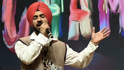 Indian singer, songwriter and actor Diljit Dosanjh. AFP