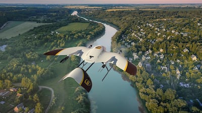 UPS Flight Forward and Wingcopter's delivery drone. Courtesy UPS