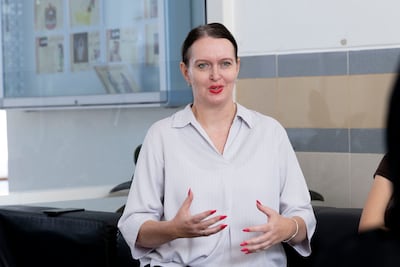 Dorina Hacker, head of administration at German International School has lived in the capital for 15 years. Ruel Pableo for The National