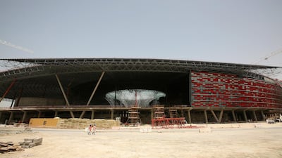 Yas Island, UAE - April 20, 2009 - Ferrari World is due to be finished for the Yas Island Grand Prix in November 2009. Nicole Hill / The National