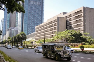 Traffic on Ayala Avenue in Manila, Philippines. iStockphoto