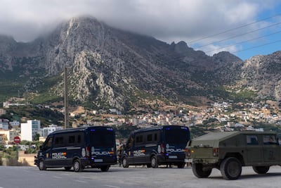 The border between Morocco and Ceuta was the scene of a large-scale border rush over the summer. AFP