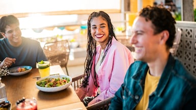 Younger generations are eating earlier for reasons including managing health, maximising evenings and avoiding rush-hour traffic. Getty Images