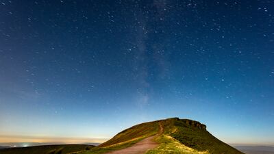 The Brecon Beacons in Wales have been a designated dark sky reserve since 2013