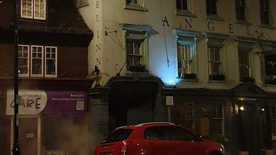 Ten fire engines, an aerial ladder platform, water carrier and off-road vehicle tried to tackle the blaze. PA