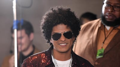 Singer Bruno Mars. AFP