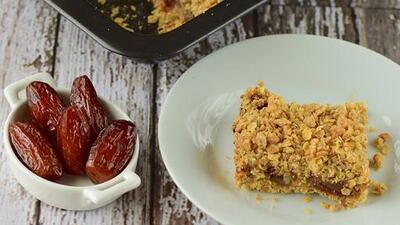 Date Cake Squares. Courtesy The Coffee Club