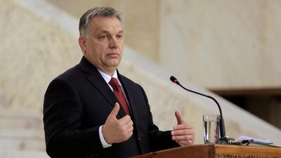 Hungarian Prime Minister Viktor Orban, positioned himself as the savior of christian Europe