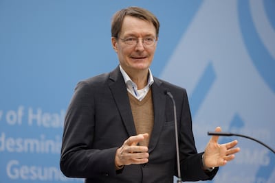 German Health Minister Karl Lauterbach received death threats over his support for strict coronavirus policies. Reuters