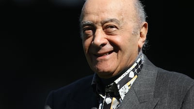 Mohamed Al-Fayed has died aged 94. Getty Images