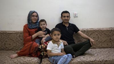 Barkhodan Demir, aged 33, poses for a portrait with his family at home in Erbil, the capital of the Kurdistan Region, Iraq. Demir fled his hometown of Kobane after the so-called 'Islamic State' (IS), also known as 'Isis,' attacked the city in northern Syria in 2014, and destroyed his house. He came to Erbil, where he works as a tailor. He has no hope of being able to return home to Syria after so many years of conflict. Some 245,810 registered Syrian refugees live in the Kurdistan Region, according to the UNHCR. Many of them have a job, open shops, restaurants, or barbershops. World Refugee Day is marked annually on 20 June. According to the UNHCR, more and more refugees today live in urban settings outside refugee camps. EPA