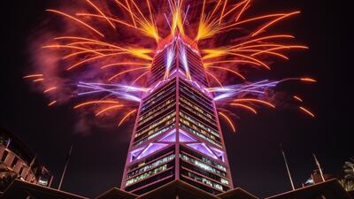 Performances, fireworks and more captured the audience's attention. Twitter / @Turki_alalshikh