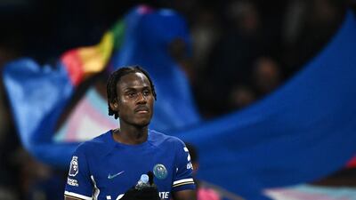 Chelsea's Trevoh Chalobah applauds fans after the match. Reuters