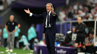 Saudi Arabia manager Roberto Mancini. Getty Images
