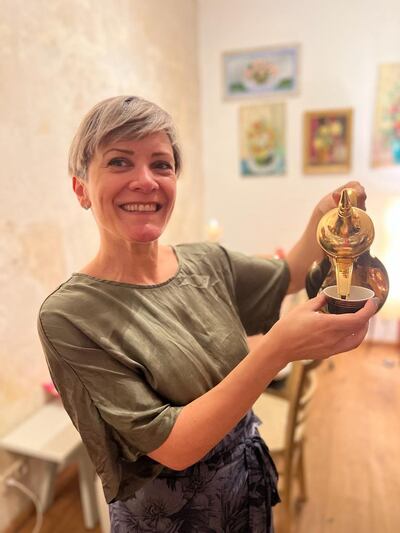 Martin, an associate professor of sociology at UAE University, says she fell in love with the flavours of Emirati cuisine and the delicate sophistication of its simplicity. Photo: Eloisa Martin