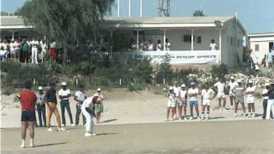 During its heyday, crowds flocked to Dubai Country Club tournaments to compete or just watch.