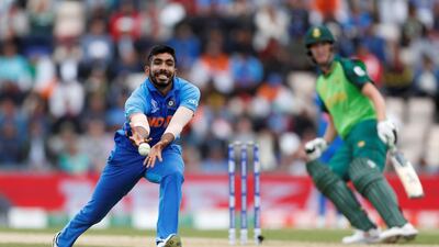 Jasprit Bumrah (10/10): The right-armer generated good pace, bounce and movement during his opening spell as Amla and Quinton de Kock - Bumrah's Mumbai Indians teammate - struggled to read his bowling. Bumrah took two wickets for just 35 runs in his 10-over spell, but more importantly, it was his bowling that set the tone of the game. Paul Childs / Reuters