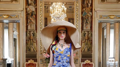 A look from the Alta Moda collection by Dolce & Gabbana.