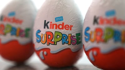 Kinder Surprise eggs.. PA