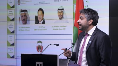 Badr Al Olama, head of GMIS and head of aerospace business unit at Mubadala, says artificial intelligence complements a skilled labour force, rather than competing with it. Photo courtesy of GMIS.