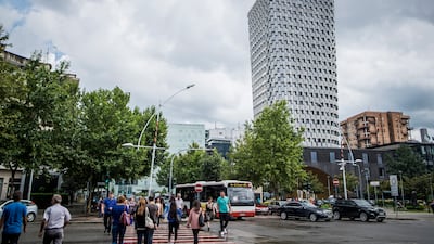 A street in Tirana, the capital of Albania. Getty