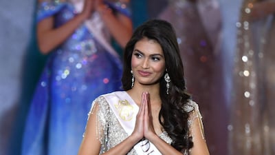 Miss India, Suman Rao took third place in the Miss World 2019 final. EPA