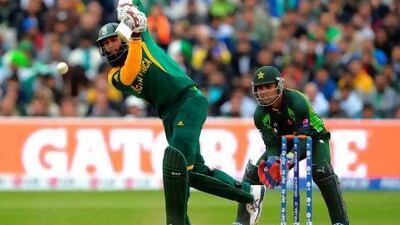 Hashim Amla was the only half-centurion for South Africa as his 81 runs provided the bed for the total of 234.. Andrew Yates / AFP