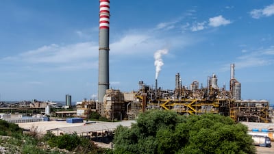 An external view of the ISAB refinery in Priolo-Gargallo near Syracuse, Sicily. AP Photo