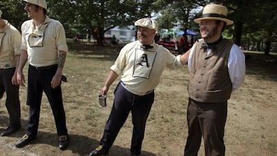 According the baseball rules of 1864, frequent phrases from the umpire, sometimes called the arbiter, include “Tally!” as a runner scores and “The striker is dead!” when a batter makes an out. Joseph Kaczmarek / AP