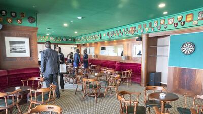 The old Golden Lion pub.