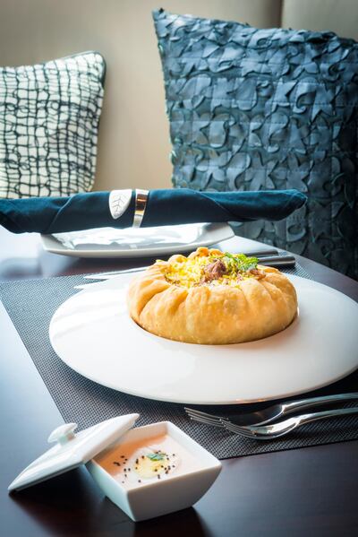 Mint Leaf of London's take on Lamb Potli Biryani