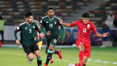 Khamis Esmaeel Zayed and Sagynbaev Bekzhan in action.