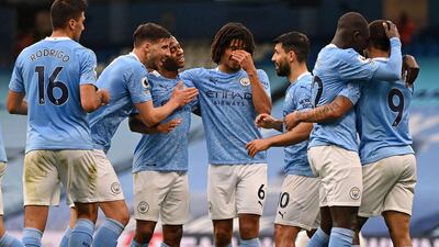 Manchester City have won the Premier League title. AFP