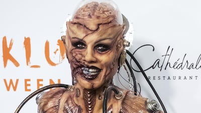 Heidi Klum attends her 2019 Halloween party at Cathedrale in New York. AP Photo