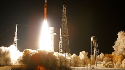 Nasa's Artemis 1 Moon rocket lifts off from Cape Canaveral, Florida. Reuters