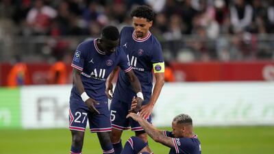 Marquinhos - 6, There were a few times where the Brazilian looked a bit complacent, but he wasn’t tested too much throughout the game and dealt with most situations with ease. AP