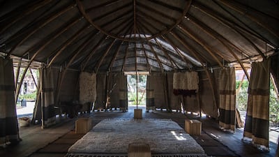 Designed by architects Simon Velez and Stefana Simic, The Majlis is the result of the combined effort of craftspeople from Morocco, Colombia and Italy. Simone Padovani/Awakening/Getty Images