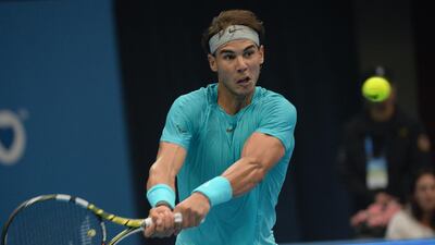 Rafael Nadal, pictured, supplanted Novak Djokovic atop the rankings after he advanced to the final of the China Open on Saturday. Mark Ralston / AFP