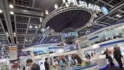 Telecommunications provider Thuraya has reported a surge in demand in Syria. ALI HAIDER / EPA