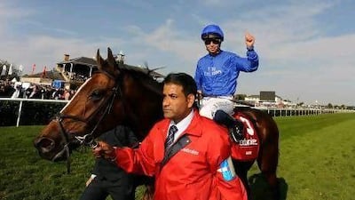 Mickael Barzalona rates Encke's run in the St Leger Stakes as thumb's up after the duo upset the favoured Camelot to upend Coolmore's hopes of claiming the Triple Crown.