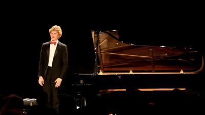 Canadian classical pianist Jan Lisiecki performed at the Emirates Palace as part of the Festival Recital Series. Ravindranath K / The National