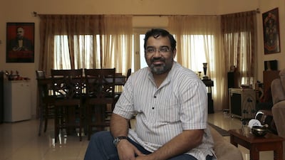 Vin Nair, 43, from India, was Dh1 million in debt in 2010 after a business venture failed, but he is now working hard to repay his liabilities. Jeffrey E Biteng / The National