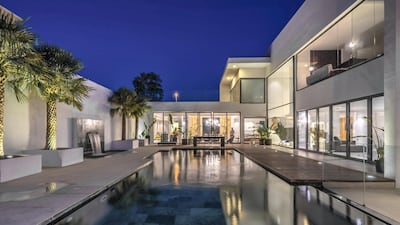 The property positively glows at night. Courtesy LuxuryProperty.com