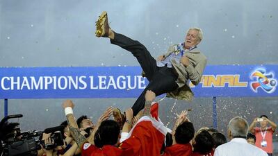 Marcello Lippi-led Guangzhou Evergrande became the first Chinese club to win the AFC Champions League since 1990 on Saturday. AP Photo