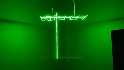 Light upon Light exhibition part of Noor Riyadh 2021. Balquees Basalom for The National