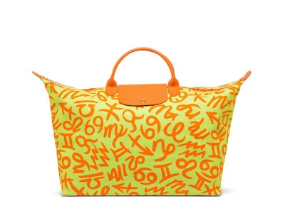 Le Pliage Zodiac bag by Jeremy Scott for Longchamp