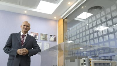 Navin Valrani, CEO of engineering services, Al Shirawi Contracting. Jeffrey E Biteng / The National