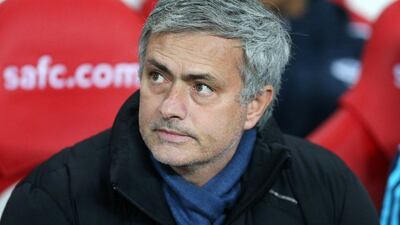 Chelsea manager Jose Mourinho looks on during his side's goalless draw with Sunderland on Saturday in the Premier League. Ian MacNicol / AFP / November 29, 2014